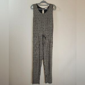 Anthropologie Masai Black And Cream Tribal Jumpsuit Size Small